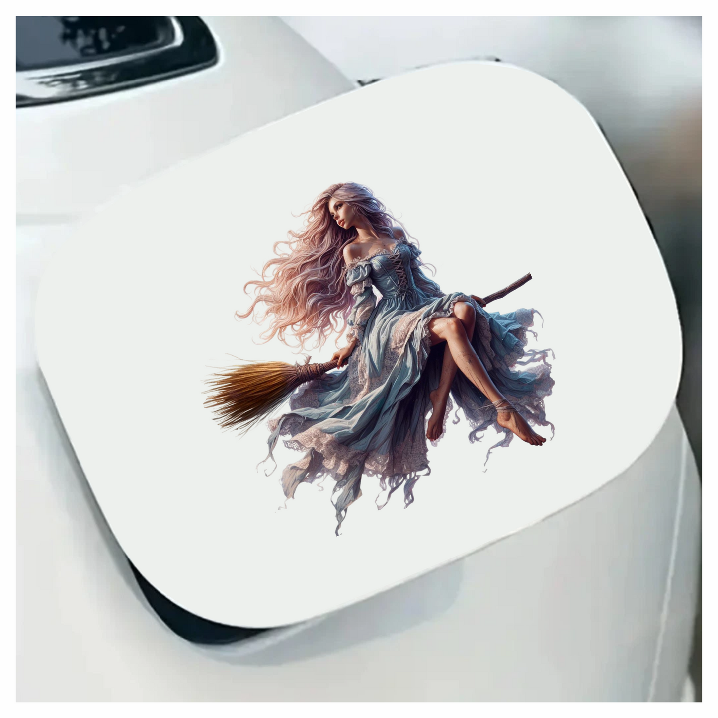 Angelic Ash-Blonde Azure Attired Aetherial Alluring Arcane Aerial Vinyl Decal Sticker